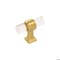 Hickory Hardware Crystal Palace Collection T-Knob 1-3/4 Inch x 11/16 Inch H079520-CABGB - alternate 1